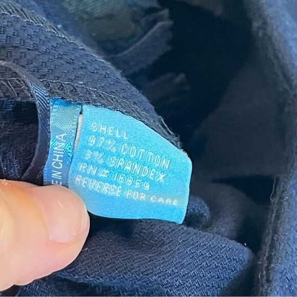 J. McLaughlin Weston Solid 2 Zip Front Textured Trouser Pant in Dark Navy size 4 - Picture 13 of 13